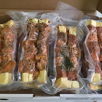 Brochette marinée de boeuf et porc ***(Nouveauté)***