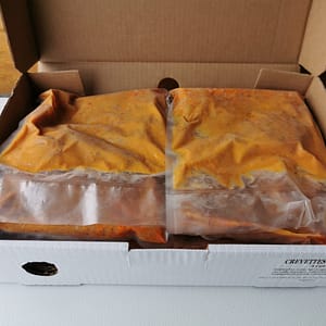 Crevettes au curry (déjà cuit)