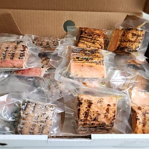 Tataki de thon et saumon